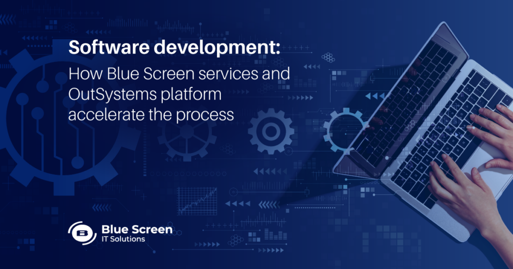 software development outsystems blue screen