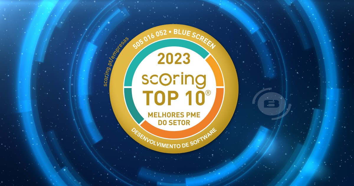PUNTUACIÓN reconoce Blue Screen como una de las 10 Mejores Pymes de su sector