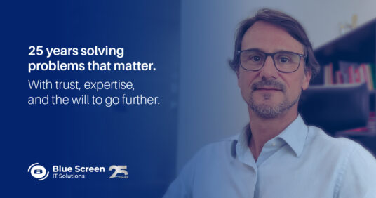 Blue Screen celebrates 25 Years solving problems that matter
